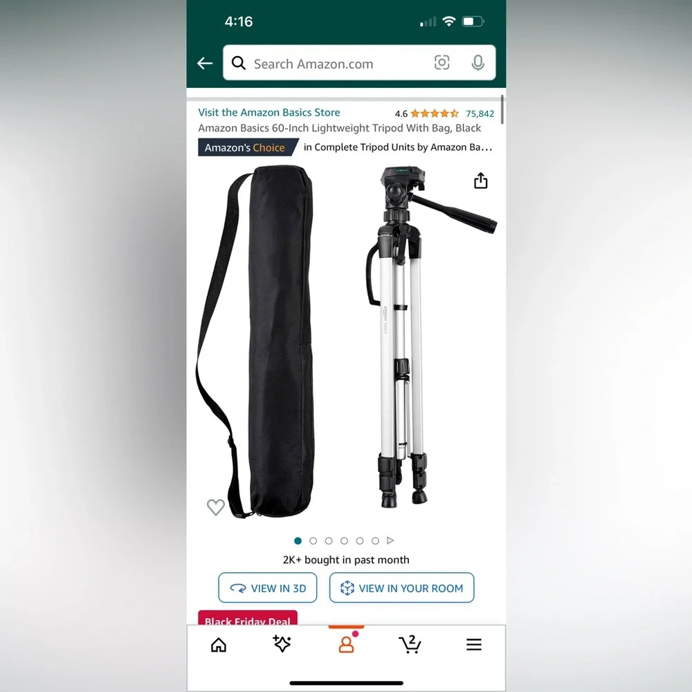 Amazon Basics Camera Tripod